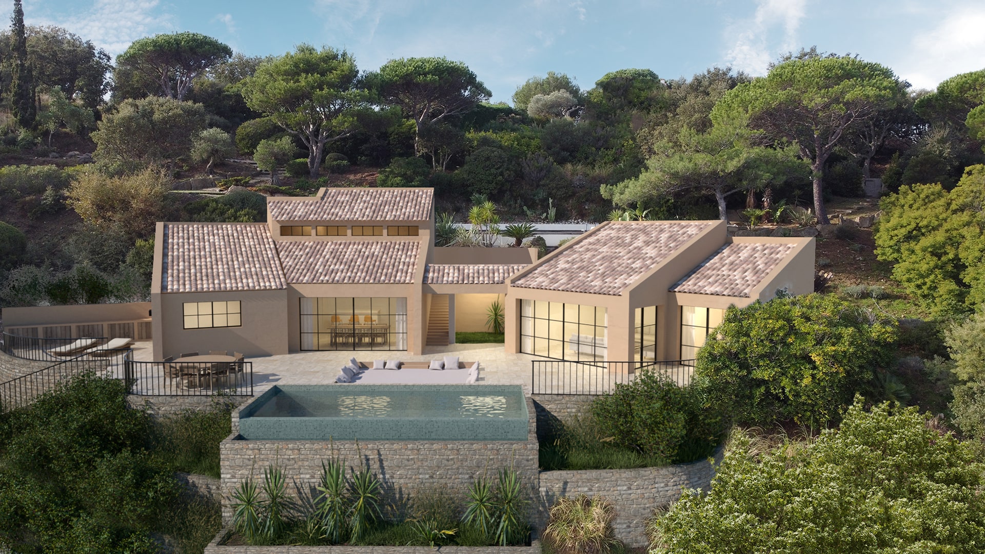 Agence Boris Folli - Architecture and project management - Saint-Tropez - Villa project